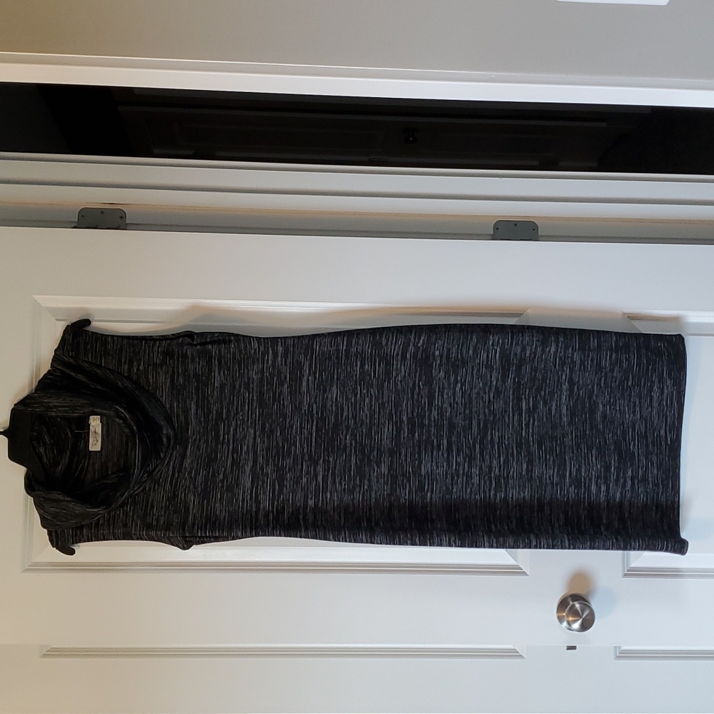 Cowl neck sleeveless dress